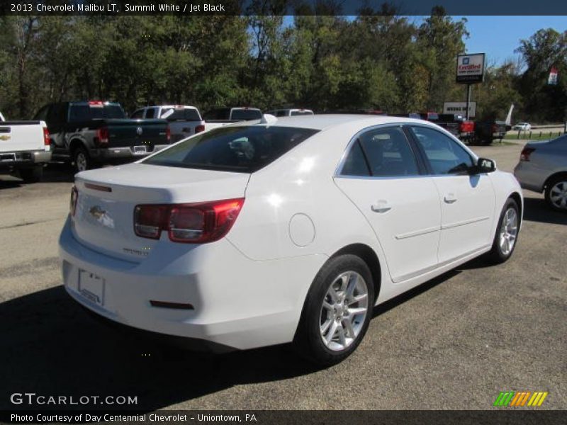 Summit White / Jet Black 2013 Chevrolet Malibu LT