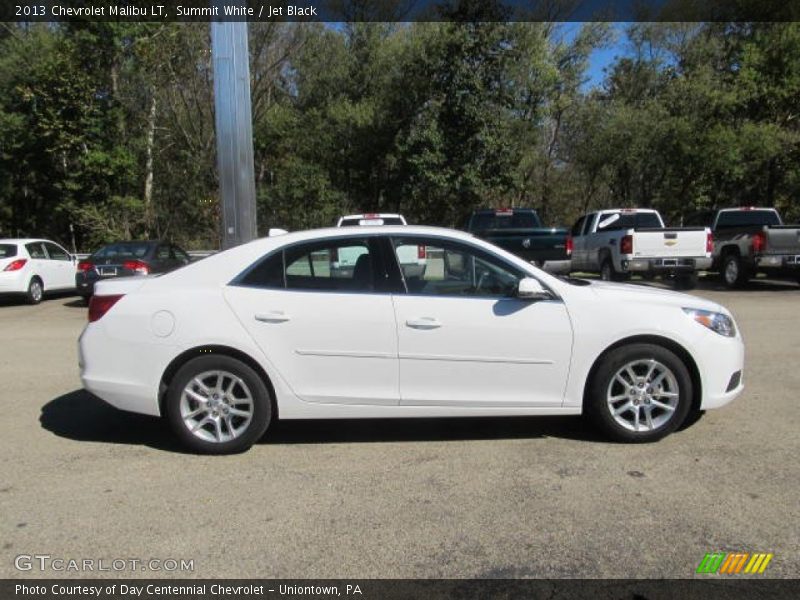 Summit White / Jet Black 2013 Chevrolet Malibu LT