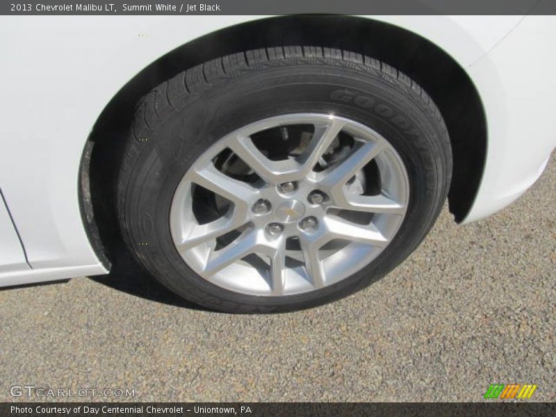 Summit White / Jet Black 2013 Chevrolet Malibu LT