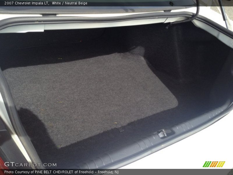 White / Neutral Beige 2007 Chevrolet Impala LT
