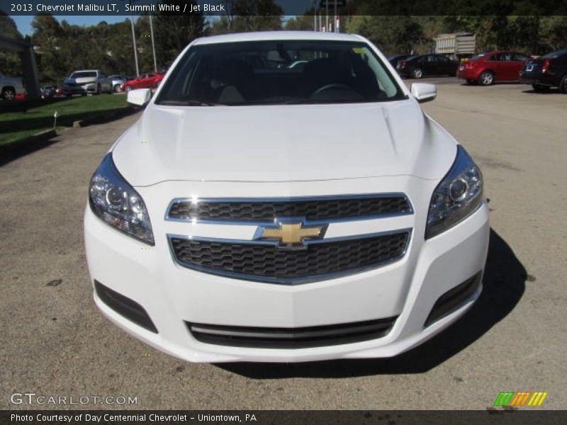 Summit White / Jet Black 2013 Chevrolet Malibu LT