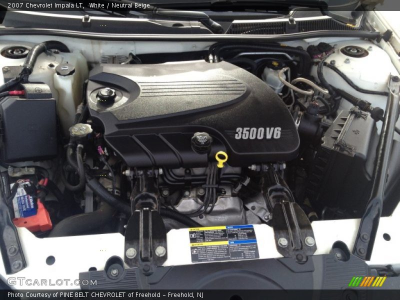 White / Neutral Beige 2007 Chevrolet Impala LT