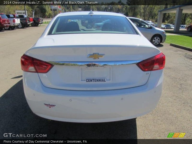 Summit White / Jet Black/Dark Titanium 2014 Chevrolet Impala LT