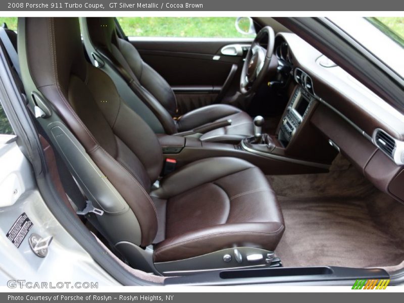 Front Seat of 2008 911 Turbo Coupe