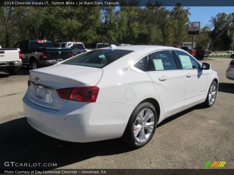 Summit White / Jet Black/Dark Titanium 2014 Chevrolet Impala LT