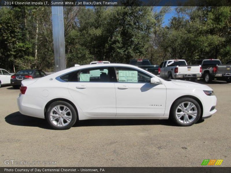 Summit White / Jet Black/Dark Titanium 2014 Chevrolet Impala LT