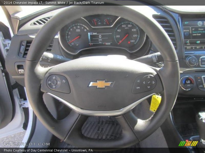 Summit White / Jet Black/Dark Titanium 2014 Chevrolet Impala LT