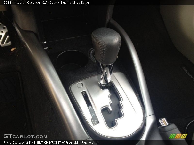 Cosmic Blue Metallic / Beige 2011 Mitsubishi Outlander XLS