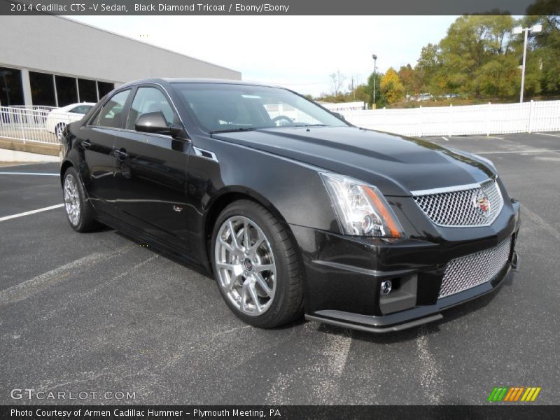 Front 3/4 View of 2014 CTS -V Sedan