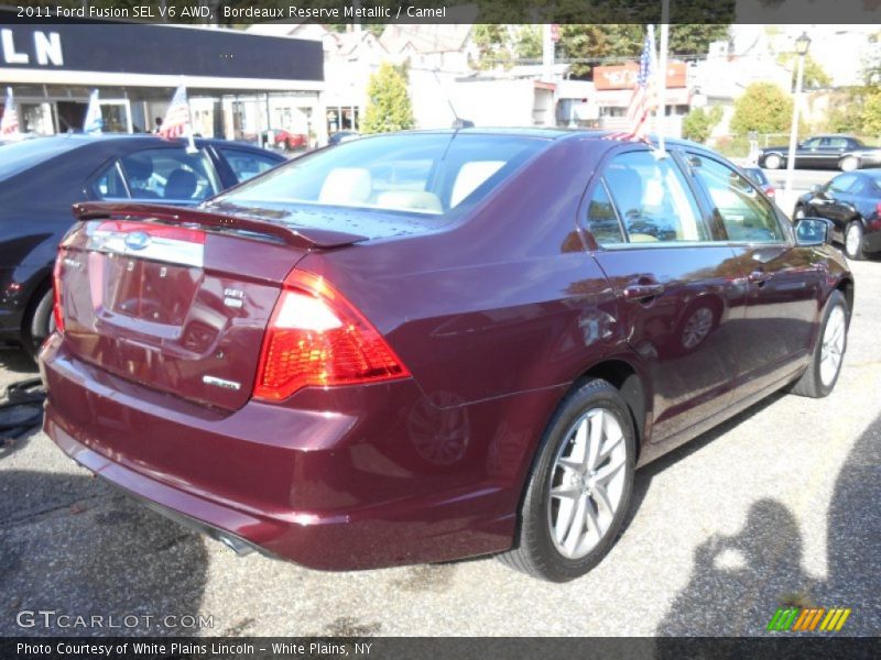 Bordeaux Reserve Metallic / Camel 2011 Ford Fusion SEL V6 AWD