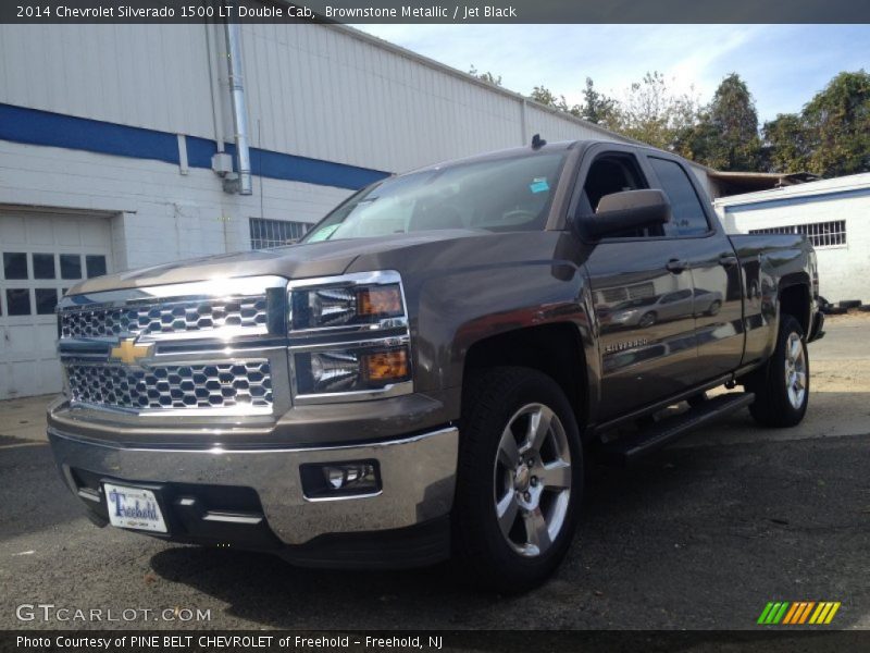 Brownstone Metallic / Jet Black 2014 Chevrolet Silverado 1500 LT Double Cab