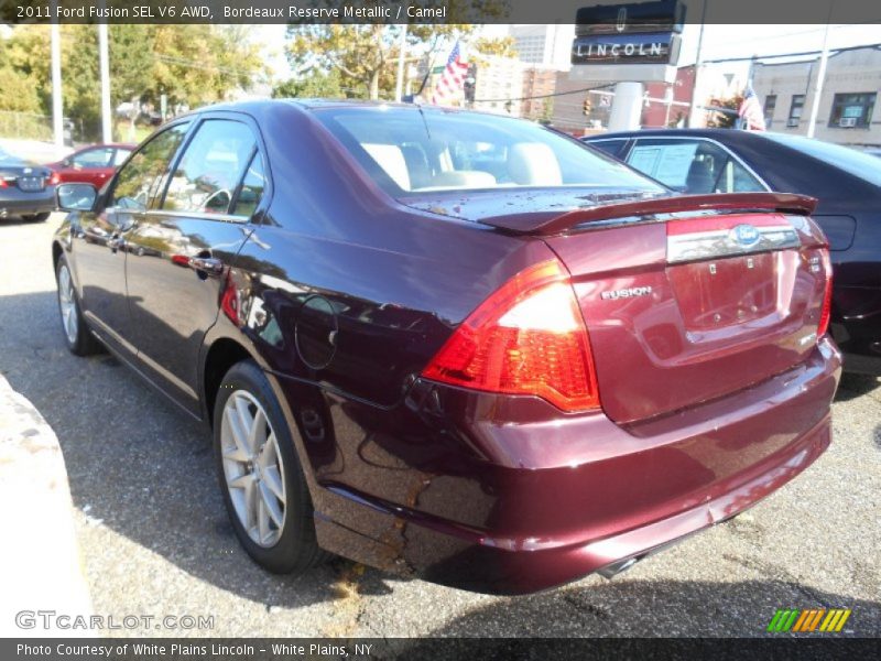 Bordeaux Reserve Metallic / Camel 2011 Ford Fusion SEL V6 AWD