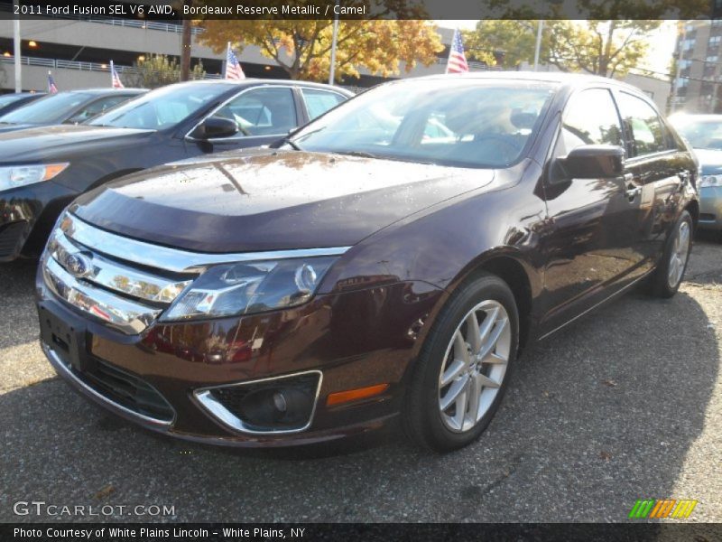 Bordeaux Reserve Metallic / Camel 2011 Ford Fusion SEL V6 AWD