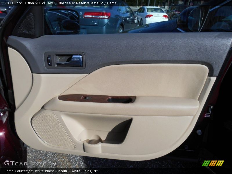 Bordeaux Reserve Metallic / Camel 2011 Ford Fusion SEL V6 AWD