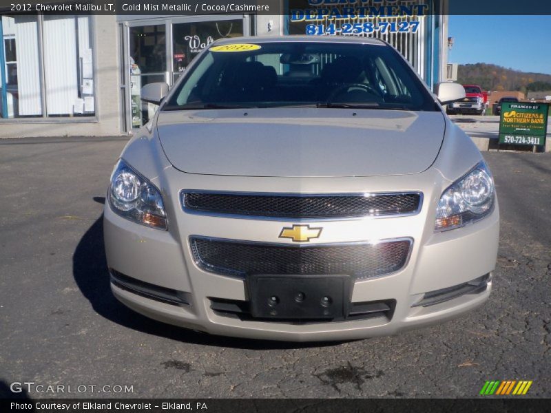 Gold Mist Metallic / Cocoa/Cashmere 2012 Chevrolet Malibu LT