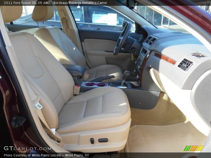 Bordeaux Reserve Metallic / Camel 2011 Ford Fusion SEL V6 AWD