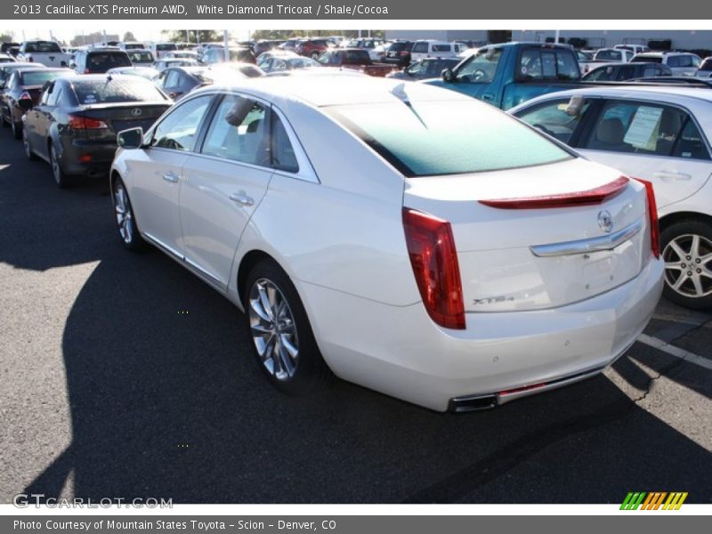 White Diamond Tricoat / Shale/Cocoa 2013 Cadillac XTS Premium AWD