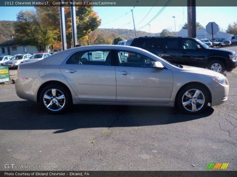 Gold Mist Metallic / Cocoa/Cashmere 2012 Chevrolet Malibu LT
