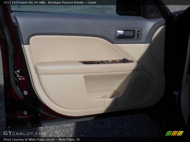 Bordeaux Reserve Metallic / Camel 2011 Ford Fusion SEL V6 AWD