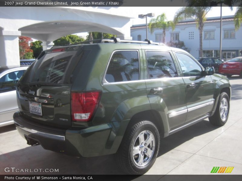 Jeep Green Metallic / Khaki 2007 Jeep Grand Cherokee Limited