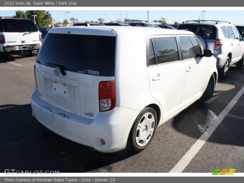 Super White / Dark Gray 2012 Scion xB