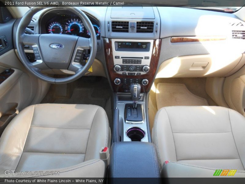 Bordeaux Reserve Metallic / Camel 2011 Ford Fusion SEL V6 AWD