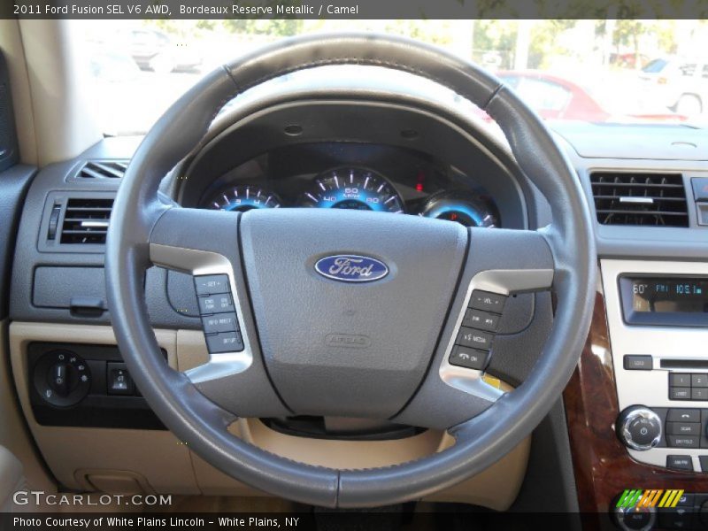 Bordeaux Reserve Metallic / Camel 2011 Ford Fusion SEL V6 AWD