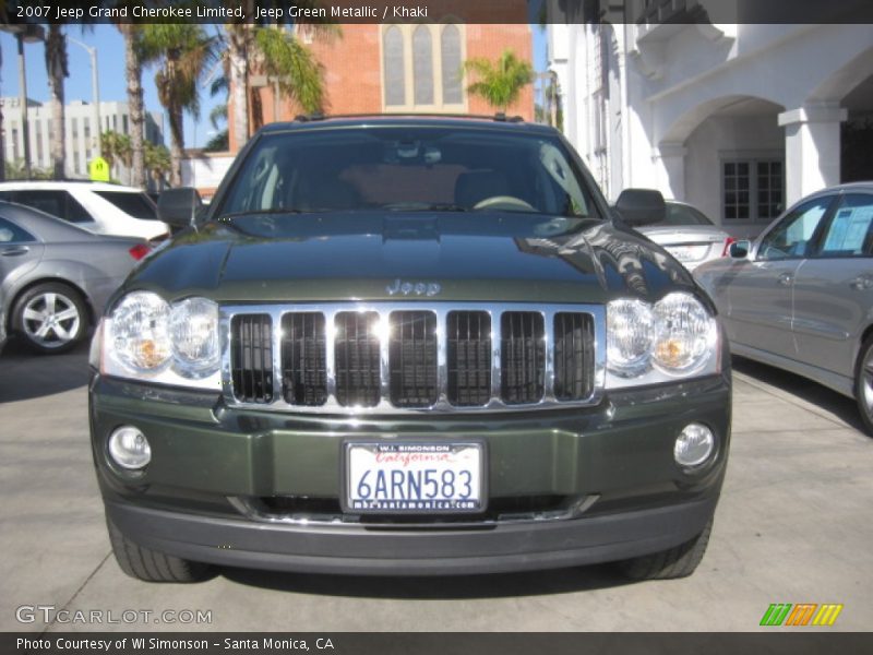 Jeep Green Metallic / Khaki 2007 Jeep Grand Cherokee Limited