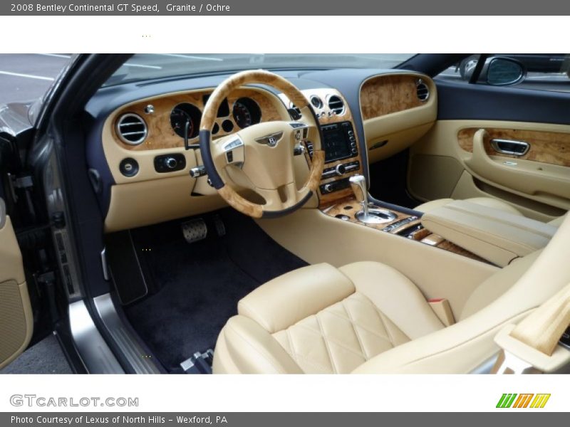  2008 Continental GT Speed Ochre Interior