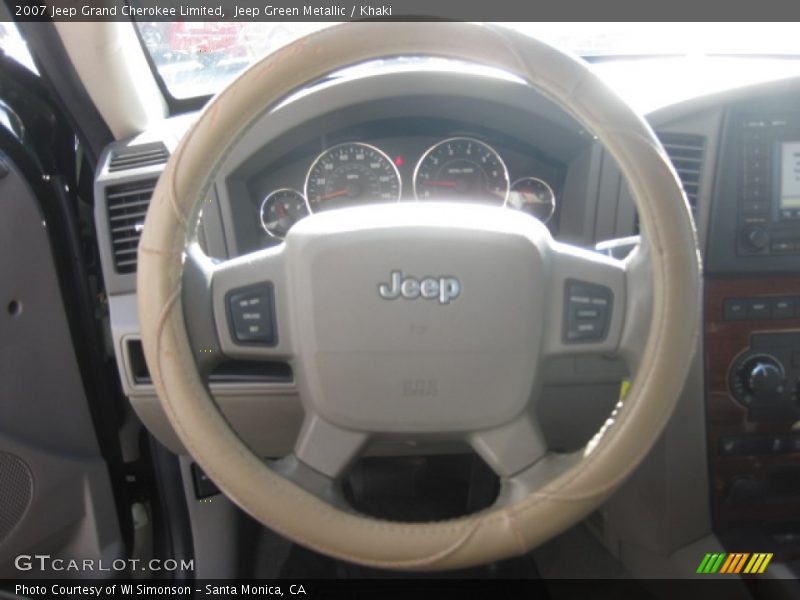 Jeep Green Metallic / Khaki 2007 Jeep Grand Cherokee Limited