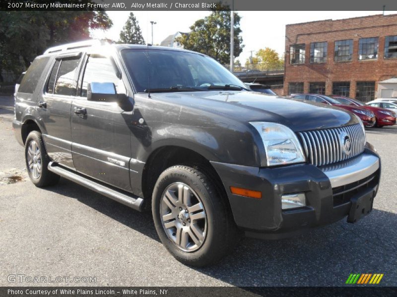 Alloy Metallic / Charcoal Black 2007 Mercury Mountaineer Premier AWD