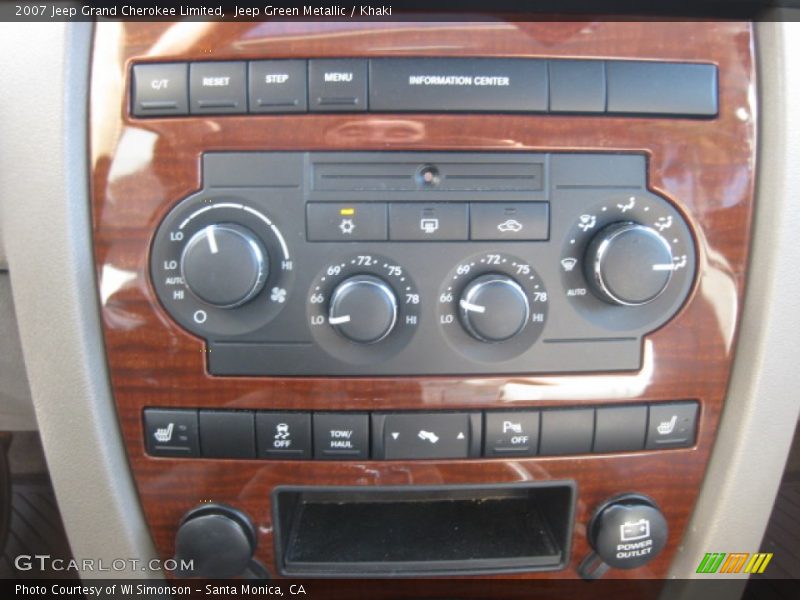 Jeep Green Metallic / Khaki 2007 Jeep Grand Cherokee Limited
