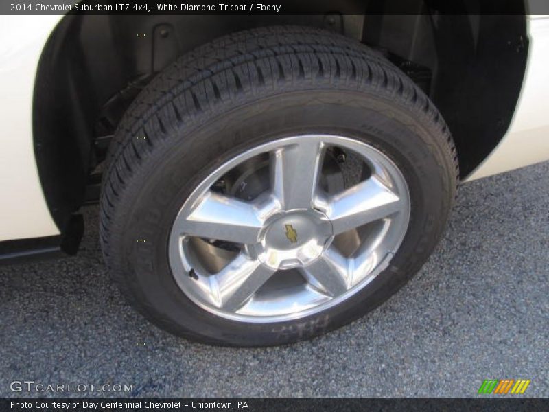 White Diamond Tricoat / Ebony 2014 Chevrolet Suburban LTZ 4x4