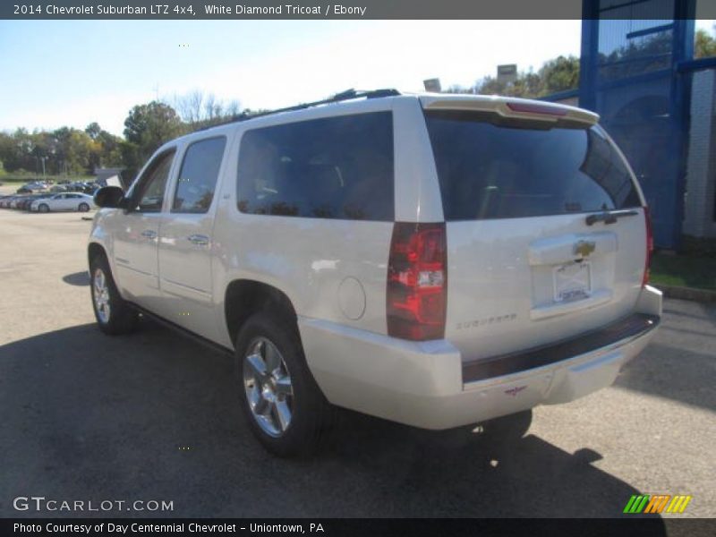White Diamond Tricoat / Ebony 2014 Chevrolet Suburban LTZ 4x4