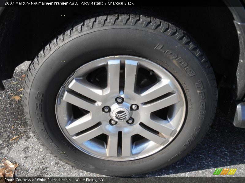 Alloy Metallic / Charcoal Black 2007 Mercury Mountaineer Premier AWD