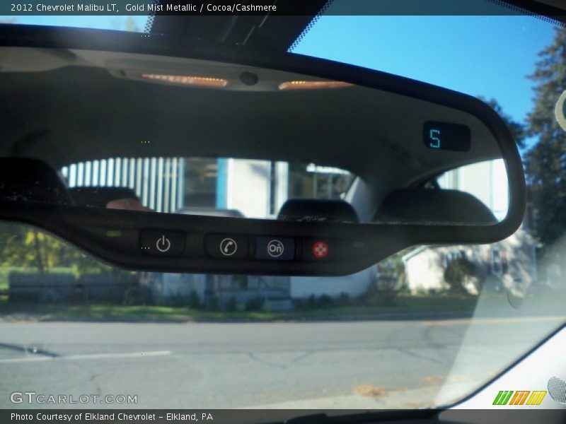 Gold Mist Metallic / Cocoa/Cashmere 2012 Chevrolet Malibu LT