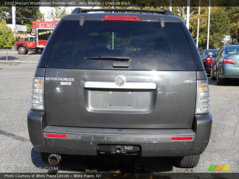 Alloy Metallic / Charcoal Black 2007 Mercury Mountaineer Premier AWD