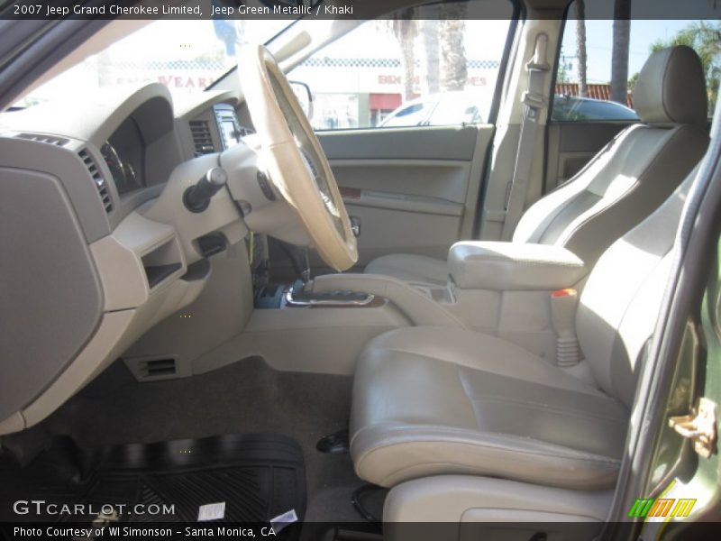 Jeep Green Metallic / Khaki 2007 Jeep Grand Cherokee Limited
