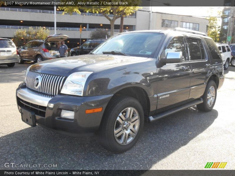 Alloy Metallic / Charcoal Black 2007 Mercury Mountaineer Premier AWD