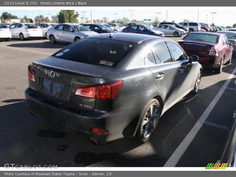 Smoky Granite Mica / Black 2010 Lexus IS 250