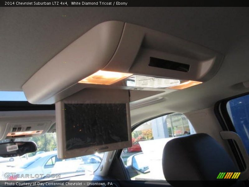 White Diamond Tricoat / Ebony 2014 Chevrolet Suburban LTZ 4x4