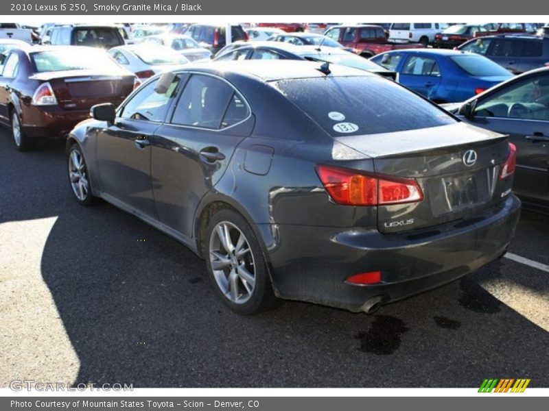 Smoky Granite Mica / Black 2010 Lexus IS 250