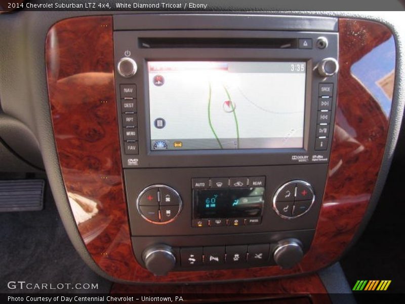 White Diamond Tricoat / Ebony 2014 Chevrolet Suburban LTZ 4x4