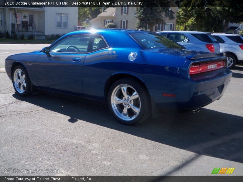 Deep Water Blue Pearl / Dark Slate Gray 2010 Dodge Challenger R/T Classic
