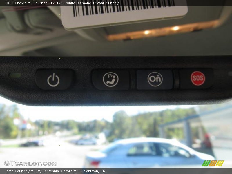 White Diamond Tricoat / Ebony 2014 Chevrolet Suburban LTZ 4x4