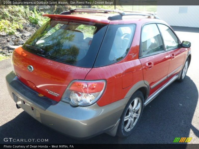 San Remo Red / Desert Beige 2006 Subaru Impreza Outback Sport Wagon