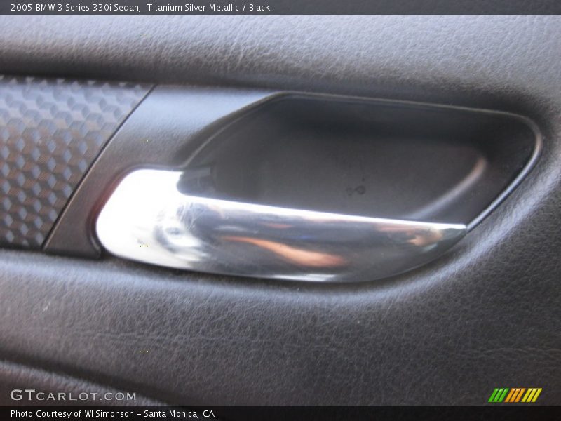 Titanium Silver Metallic / Black 2005 BMW 3 Series 330i Sedan