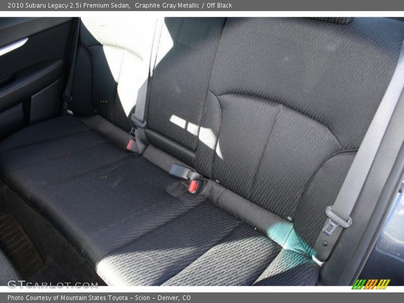 Graphite Gray Metallic / Off Black 2010 Subaru Legacy 2.5i Premium Sedan