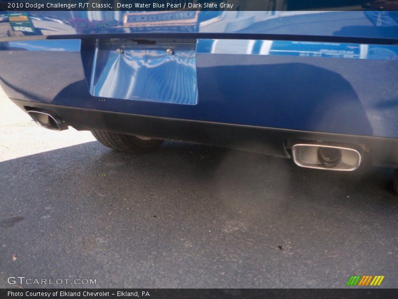 Deep Water Blue Pearl / Dark Slate Gray 2010 Dodge Challenger R/T Classic