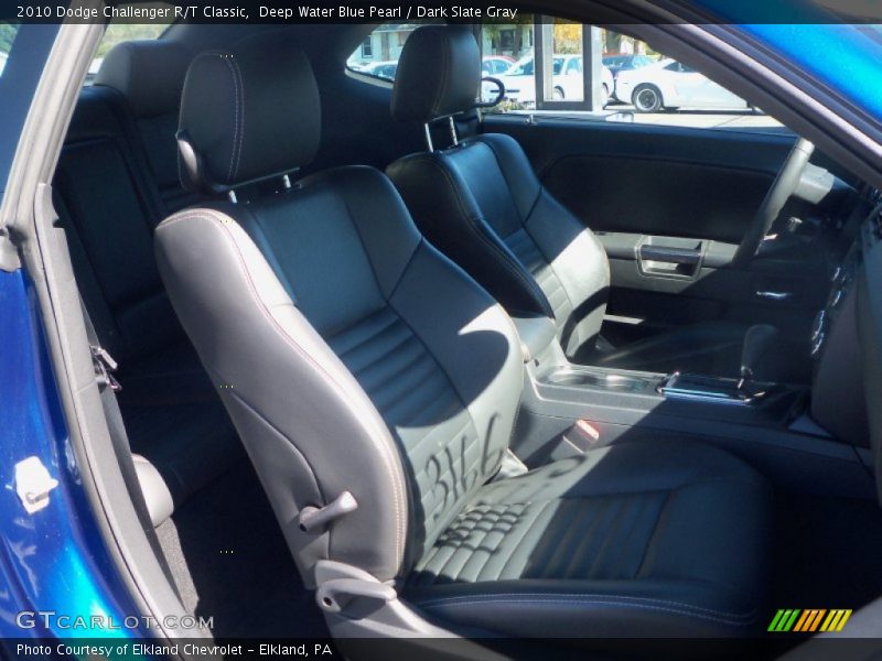 Deep Water Blue Pearl / Dark Slate Gray 2010 Dodge Challenger R/T Classic
